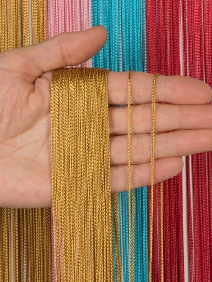 İnce Zincir Serisi İp Perde