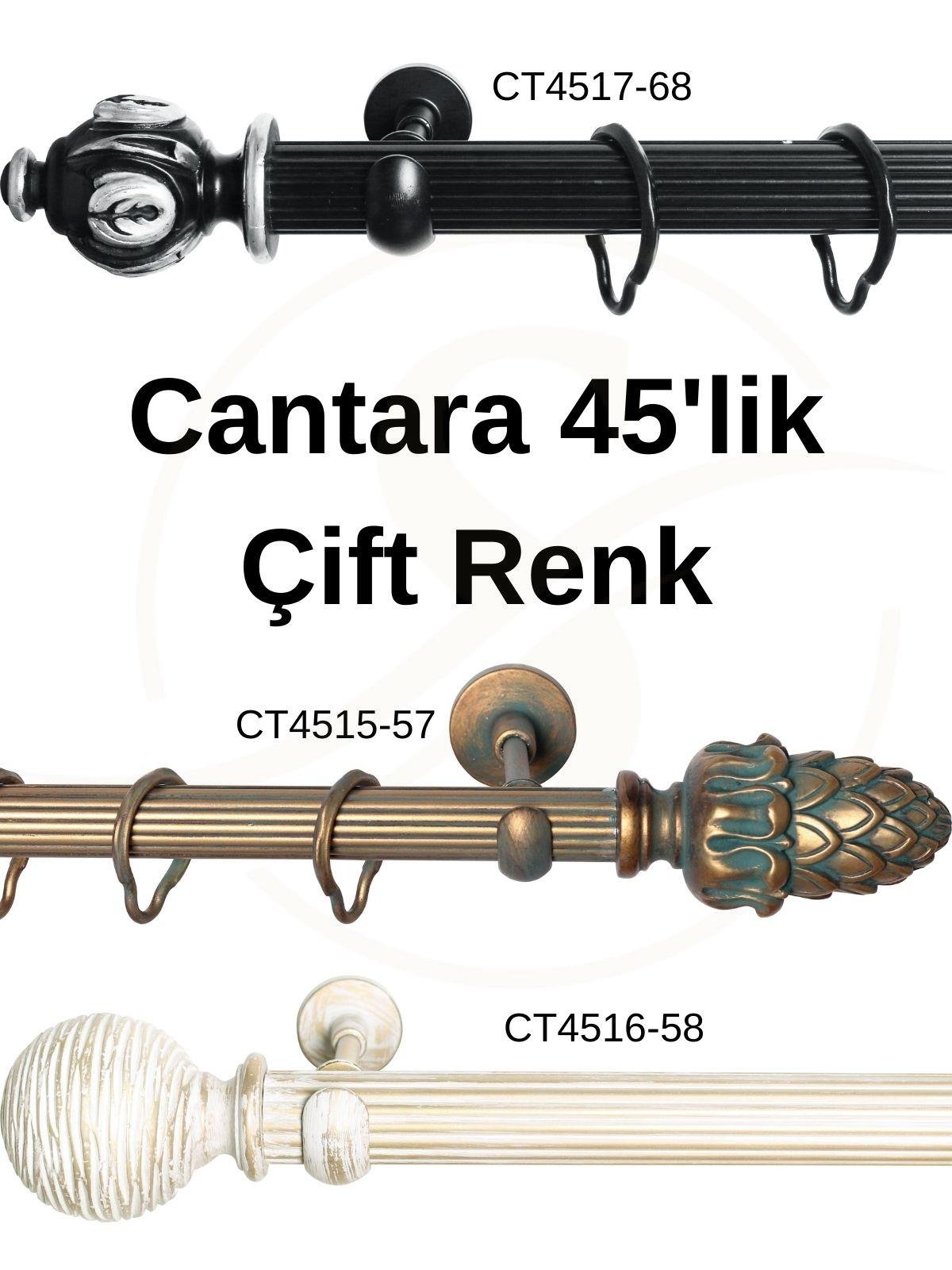 Cantara 45 lik çift renk Model KApak Cantara Rustik 45'lik Model Çift Renk - Görsel 1